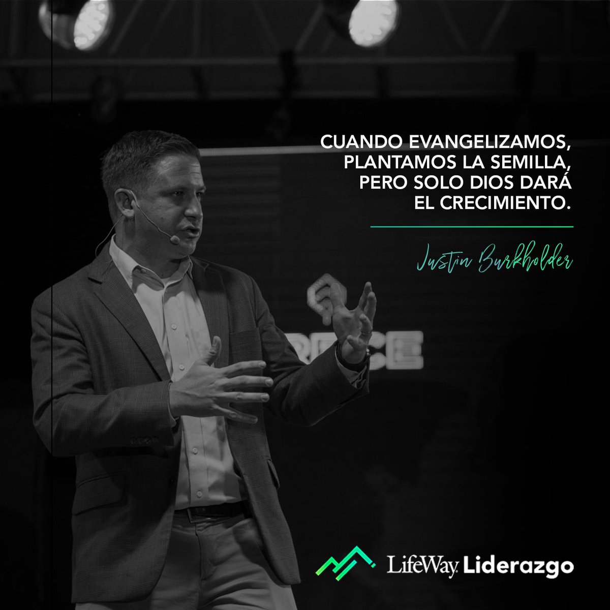 BHEspanol's tweet photo. "Cuando evangelizamos, plantamos la semilla, pero solo Dios dará el crecimiento." -@jlburkholder https://t.co/9v2u3gbsv2