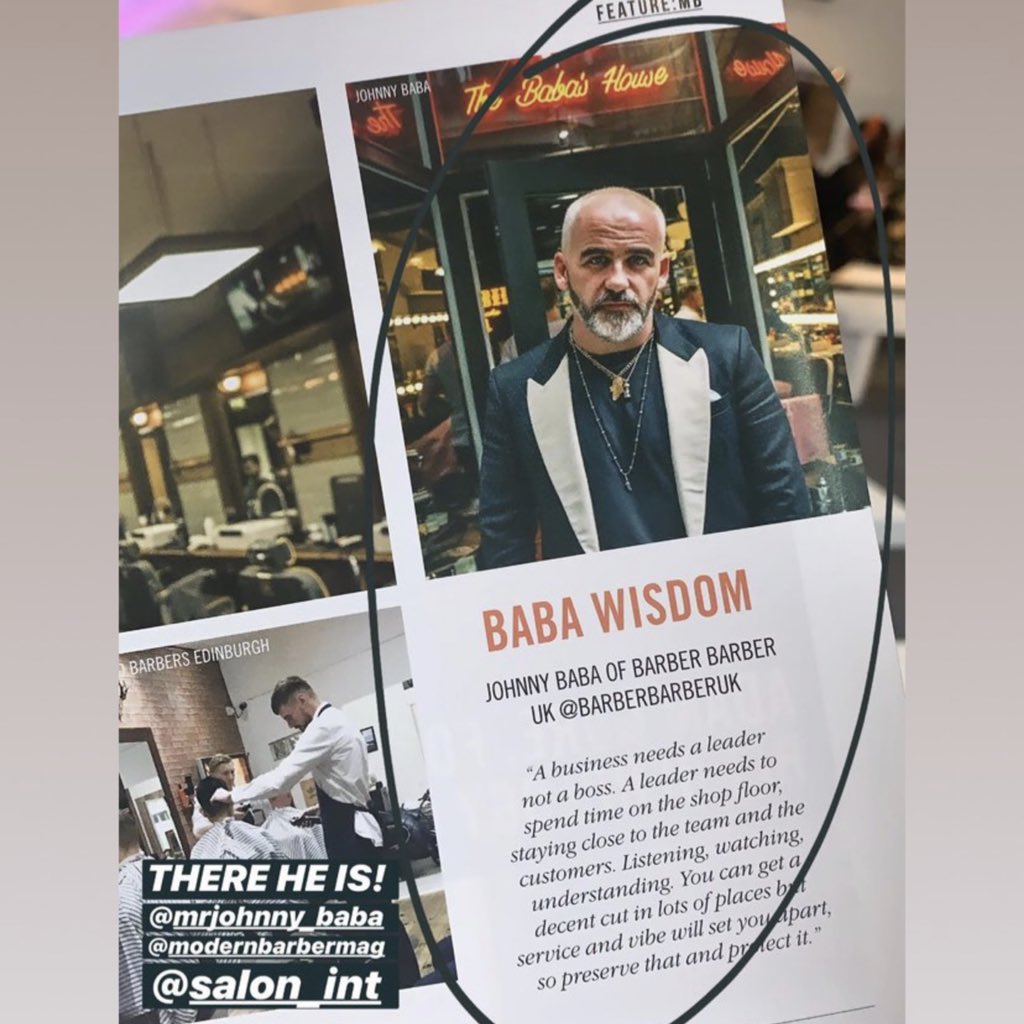 I’ve been called many things in my life, but wise was never one of them😂 thanks @ModernBarberMag for the feature♥️