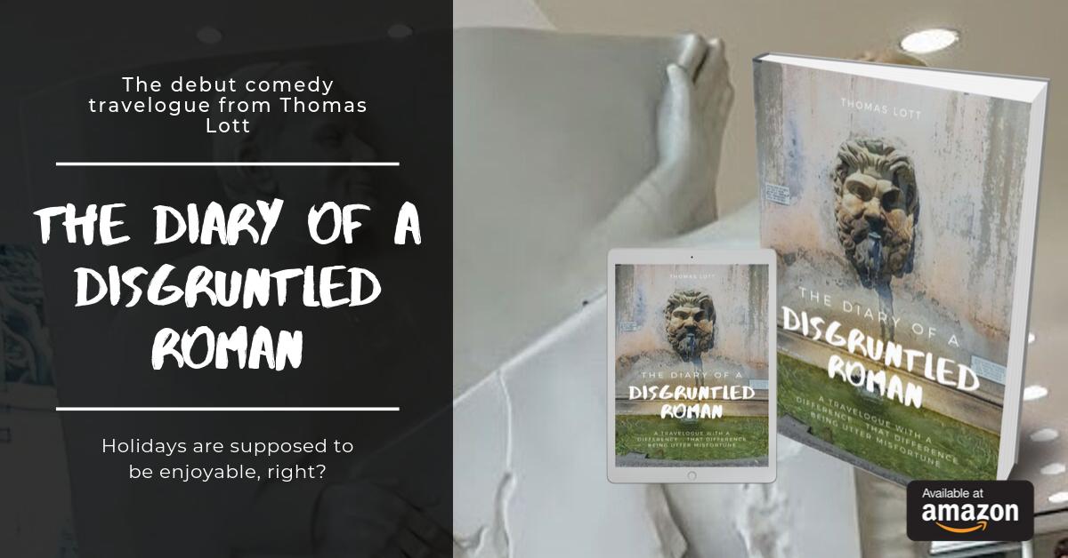 Grumpy_Roman's tweet photo. “I inhaled deeply, trying to ignore the inescapable smell of still damp clothing, and resisting the urge to toss my stupid phone out of the window...” - get your copy of #thediaryofadisgruntledroman on #paperback or #ebook now! #bookboost #indieauthors https://t.co/L5RHoAgfmr https://t.co/1PASd5Jygy