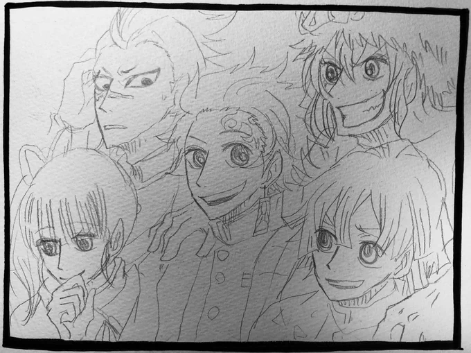 息抜きにこっちの同期ちゃんたち描いてる 