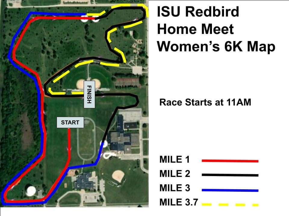 We're ready to go for our first meet of the season! Here's the course maps for Maxwell Park