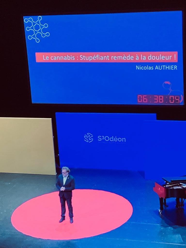 S3Odeon's tweet photo. #NicolasAUTHIER du @CHUClermontFd nous parle du #cannabis médical, « ce #médicament qui devrait pouvoir être prescrit » 🌱💊
#S3Odéon #innovation #thérapeutique https://t.co/pDxjBiUjFr