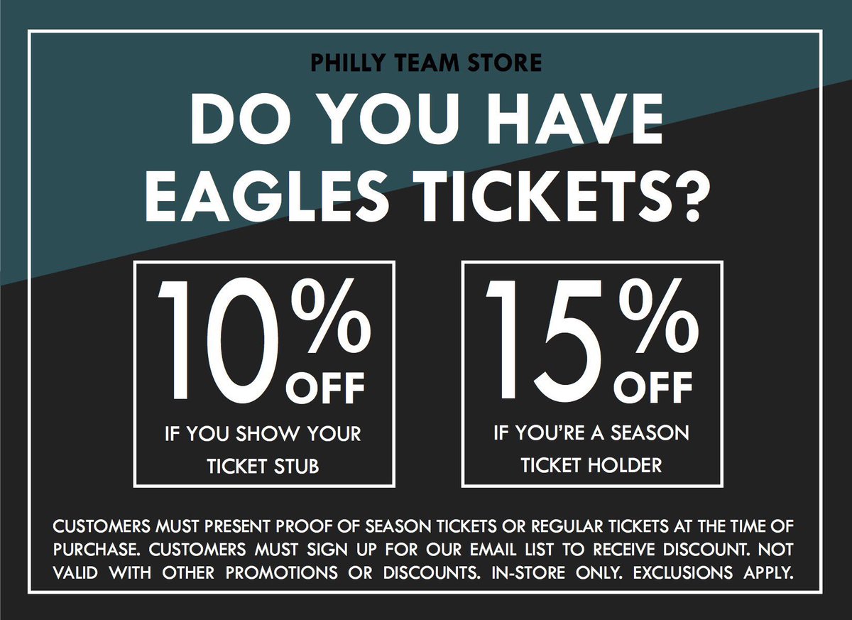 Heading to the game? Stop in, say hi and save! All.weekend.long. 🦅🦅🦅  #phillysports #eagles #philadelphiaeagles #birdgang #gobirds #flyeaglesfly #nfl #noonelikesuswedontcare