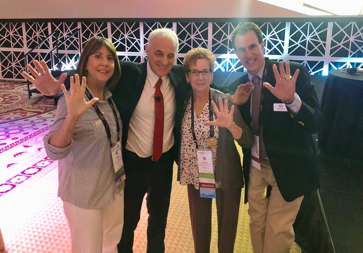 IrishBearO's tweet photo. Not usually a groupie photo seeker but THIS MAN was my exception! What an honor to meet him. Impactful keynote at #AVASM19 Thank you, sir, for sharing your inspiring message. My students will surely benefit from this story.
#AdapttoAdopt #HandHygiene https://t.co/drAqZFj40k