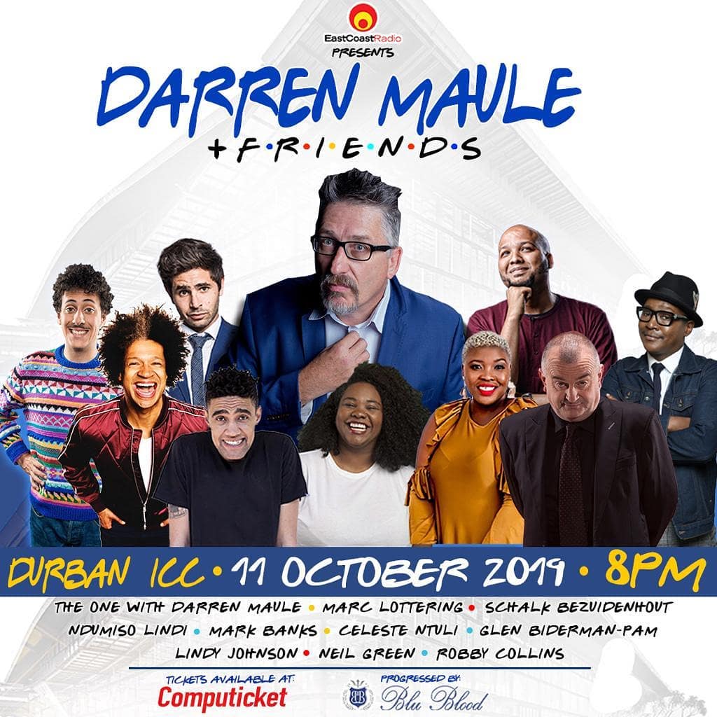 Any friend of @thedarrenmaule’s is a friend of ours! Get your tickets for one night of side-splitting comedy: bit.ly/318P0F2

#DarrenMauleAndFriends