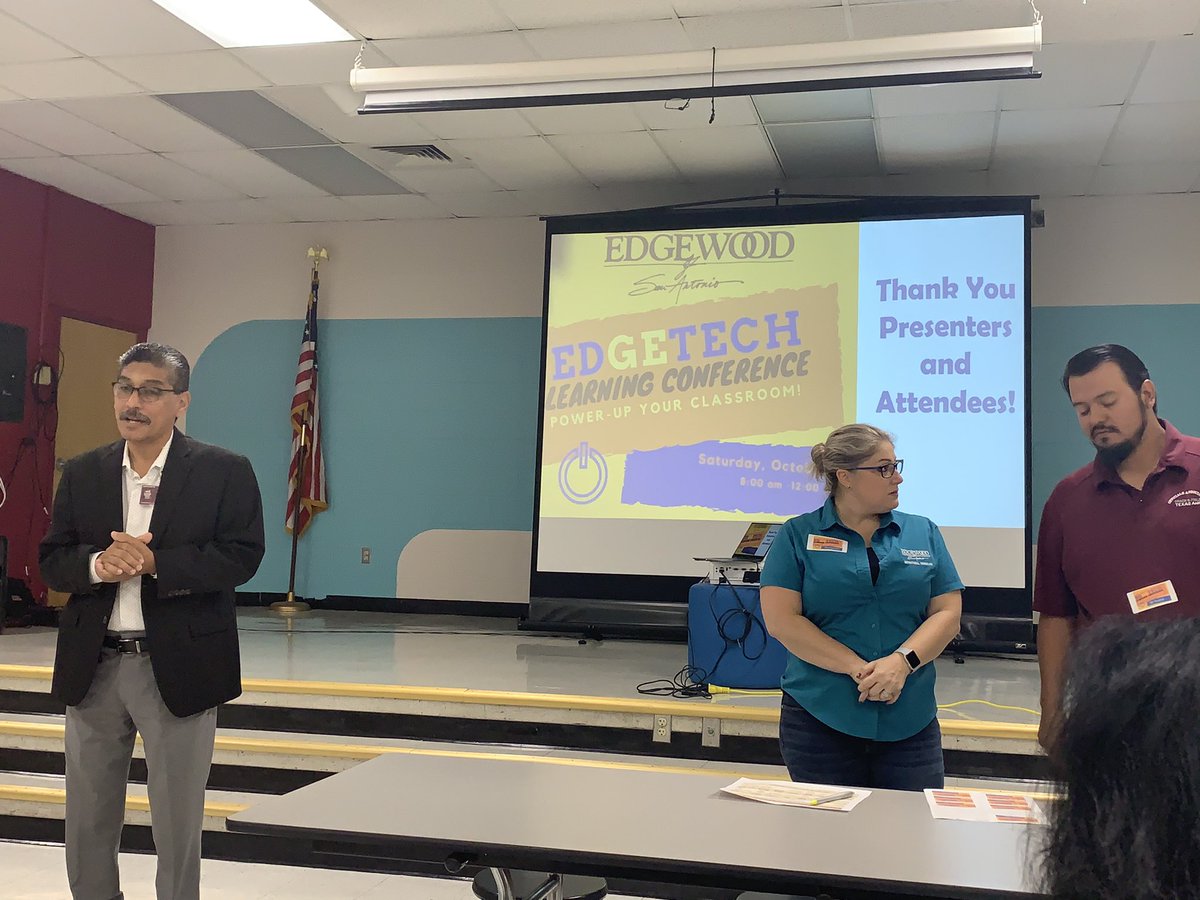 APVidaurri's tweet photo. Excited to be at EdgeTech on this Saturday morning🙌🏽 @EISDtech @EISDTechDir @EISDofSA @Brentwood_STEAM https://t.co/QYM1S5g75D