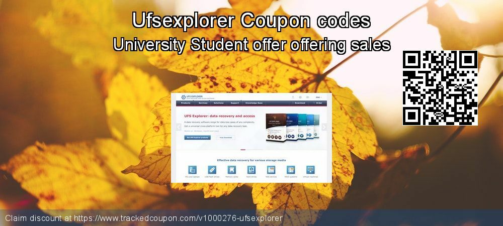 iVoicesoft's tweet image. 🔔 Ufsexplorer Coupon code on Halloween super sale, October 2019
Claim at ✂ ift.tt/2GV9gBK #Ufsexplorer #UfsexplorerCoupon