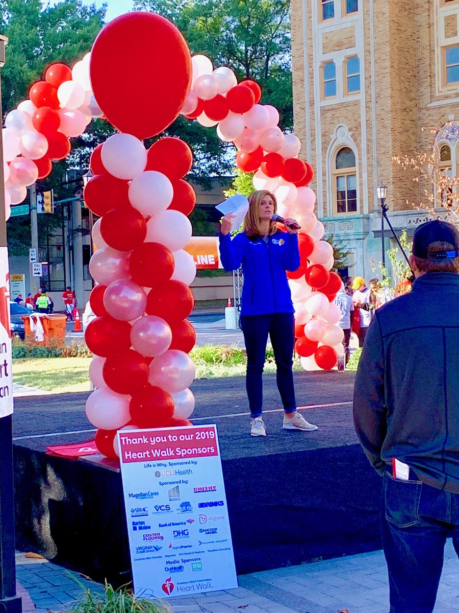JustAskPeter's tweet photo. #AHAwalk great Emcee work by ⁦@KristenLuehrs⁩ ⁦@AmericanHeartVA⁩ https://t.co/3jBazMDwD6