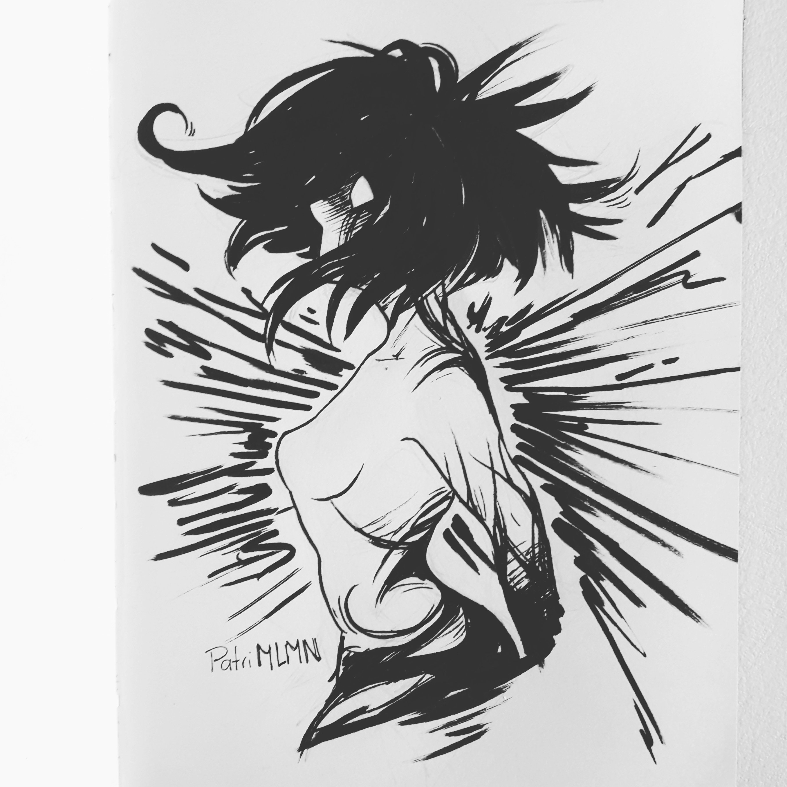 Inktober скетч