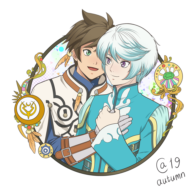 Sorey and Mikleo in Tales of Zestiria