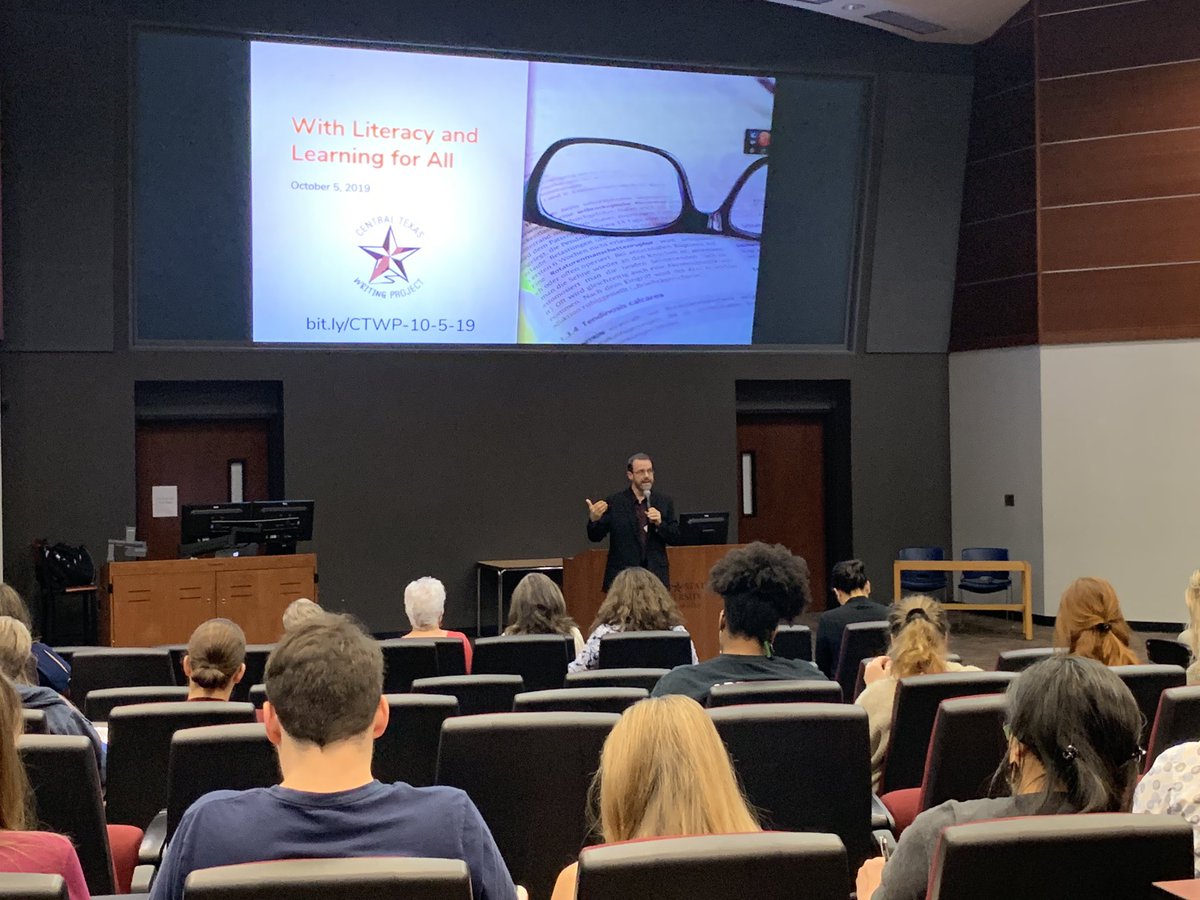 Welcome to <a href="/txst/">Texas State University</a>, <a href="/hickstro/">Troy Hicks</a>! We are excited to have you as our keynote speaker for the <a href="/CTWritingProj/">CenTexWritingProject</a> Teachers’ Conference! #writingproject