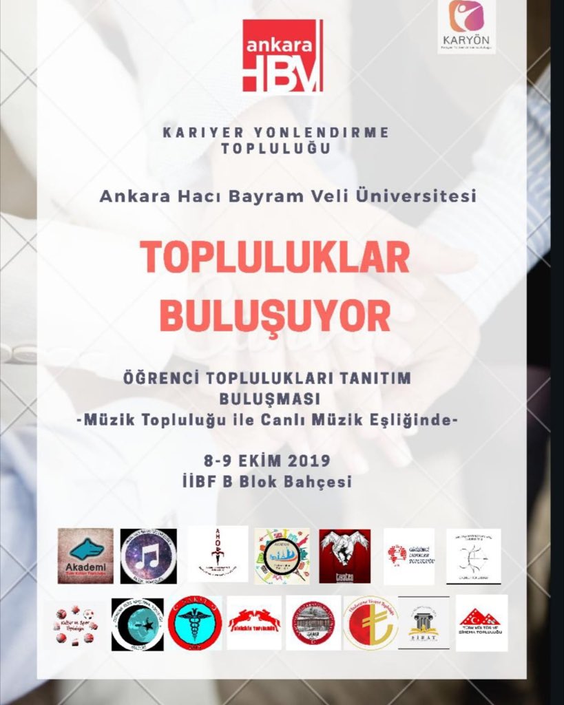 karyonorg's tweet photo. 8-9 Ekim tarihlerinde tüm topluluklar kendilerini tanıtıyor olacak.
KarYön standına hepinizi bekliyoruz:) https://t.co/sxZrCF7Zuu