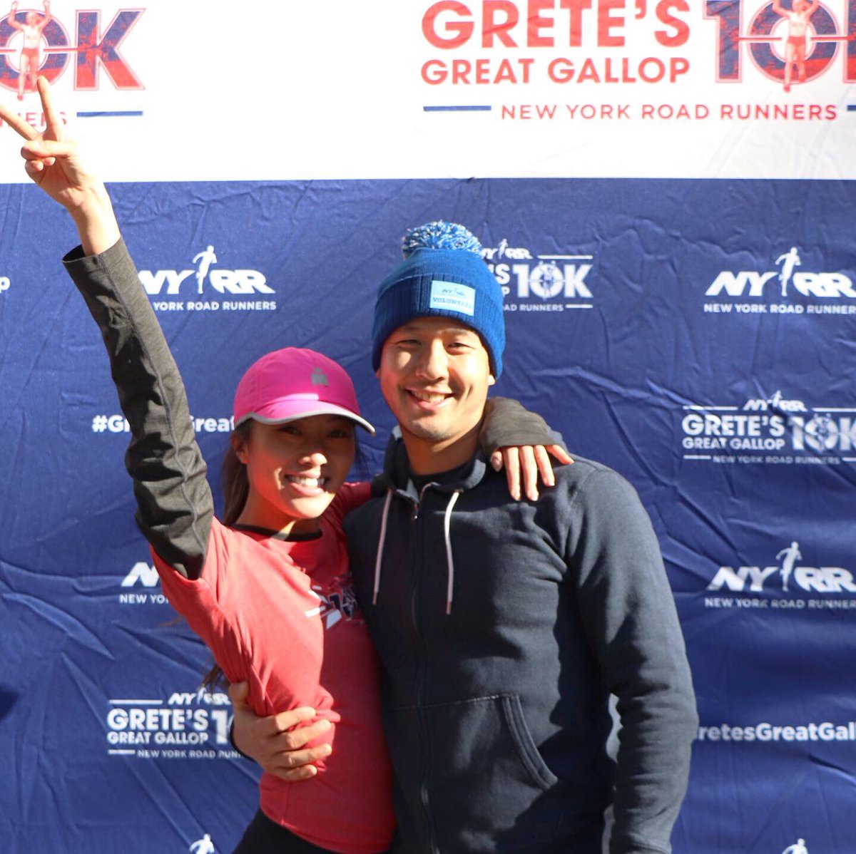 nyrr's tweet photo. Yoga 🧘‍♀️, photo opps 📸, and 9+1 celebrations 🎉 - #GretesGreatGallop runners have taken over in @centralparknyc. How are you celebrating your finish?! 🙌 https://t.co/JzYEvshldw