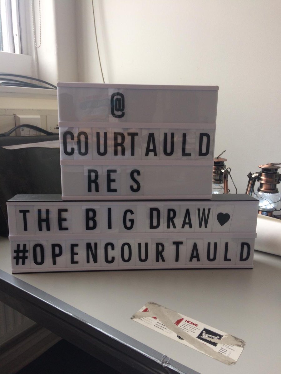 CourtauldRes's tweet photo. The collaborative drawing is well and truly underway here @CourtauldRes under the tutorage of #AdrianDutton ✍️🙌✨ @The_Big_Draw #drawntolife #opencourtauld #courtaulddraw https://t.co/mclOvofBzL