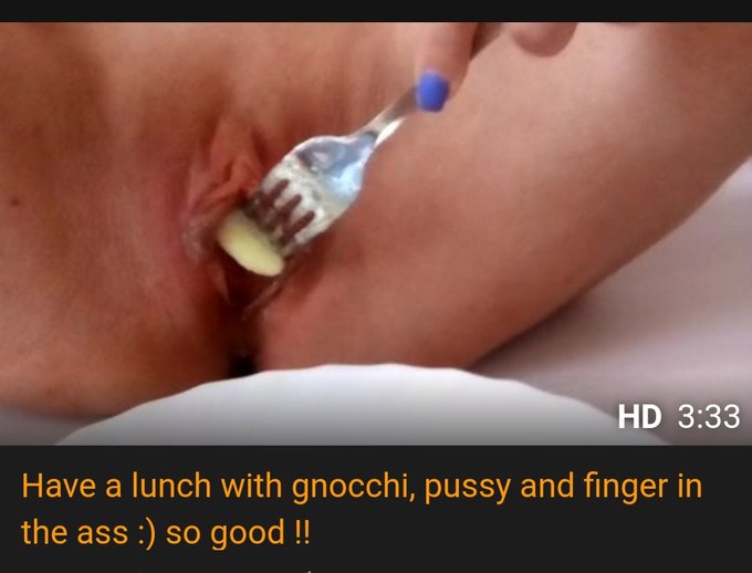 #newvideo 👉 https://t.co/DXMoQycm36  Have a Lunch with Gnocchi, Pussy and Finger in the Ass :) So Good<a href="/tag/newvideo"class="tags">#newvideo</a><a href="/tag/lunch"class="tags"><span>#lunch</span></a><a href="/tag/sogood"class="tags"><span>#sogood</span></a><a href="/tag/enjoy"class="tags"><span>#enjoy</span></a><a href="/tag/ass"class="tags"><span>#ass</span></a><a href="/tag/pussy"class="tags"><span>#pussy</span></a><a href="/tag/saturdayvibes"class="tags"><span>#saturdayvibes</span></a>