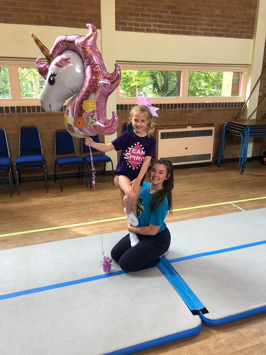 TeamSpiritcheer's tweet photo. Happy Birthday Millicent. We hope you had a lovely time celebrating, thank you for inviting TS to host at your cheerleading party #cheerparty #birthday https://t.co/pGo2IksRoR