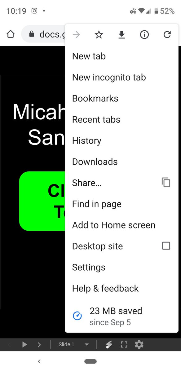 alicekeeler's tweet image. Make a #googleslides
Publish to the web
Mobile users choose to add to home screen. Boom it's an app. 

@micahshippee 
#NatGeoEdSummit 
@NatGeoEducation 
@InsideNatGeo