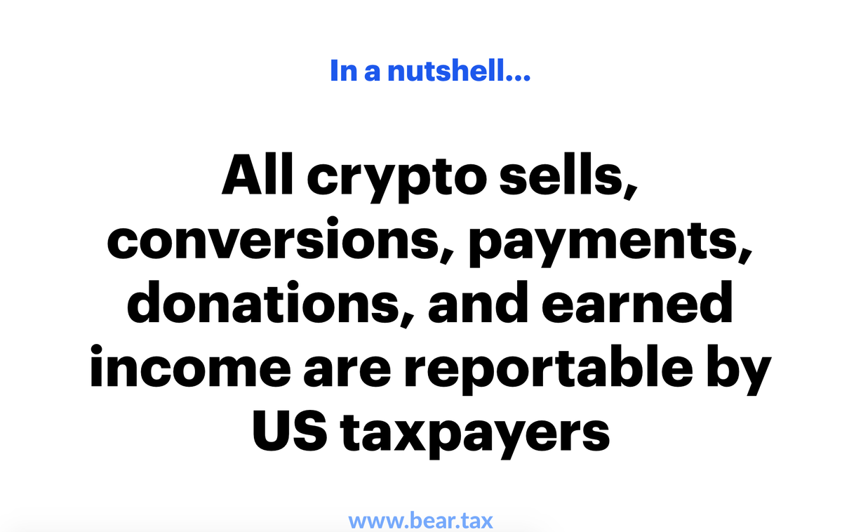 HelloFynHQ's tweet photo. Buying and holding don't have tax implications. Selling your cryptocurrency to Fiat or another crypto is a taxable event.
#cryptocurrency #Crypto #bitcoin #btc #taxes #taxableevent #trading #investment #hodl https://t.co/PIjpvTJvuY
