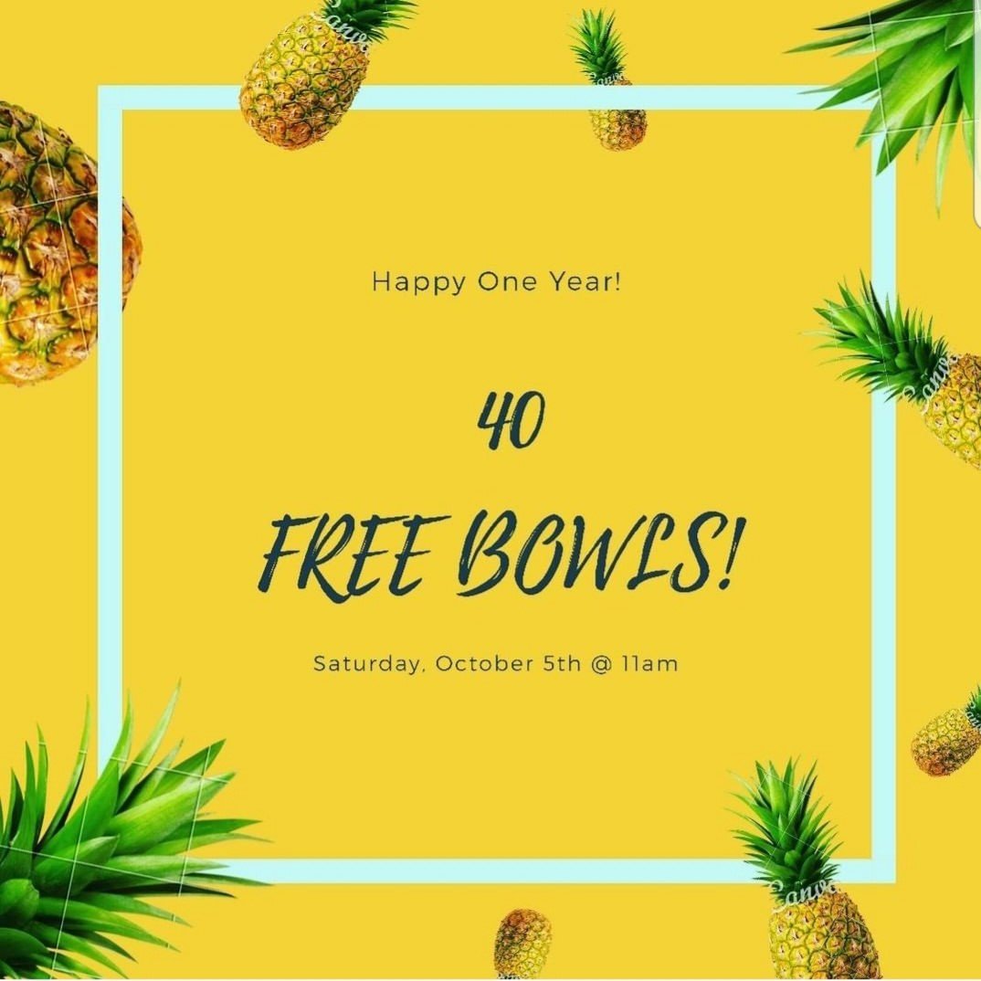 Playa Bowls is celebrating their 1st anniversary in Summit today! Happy One Year Playa Bowls! To celebrate they are giving away 40 free bowls today. Head over and say hi! #summitnj #summitdowntown