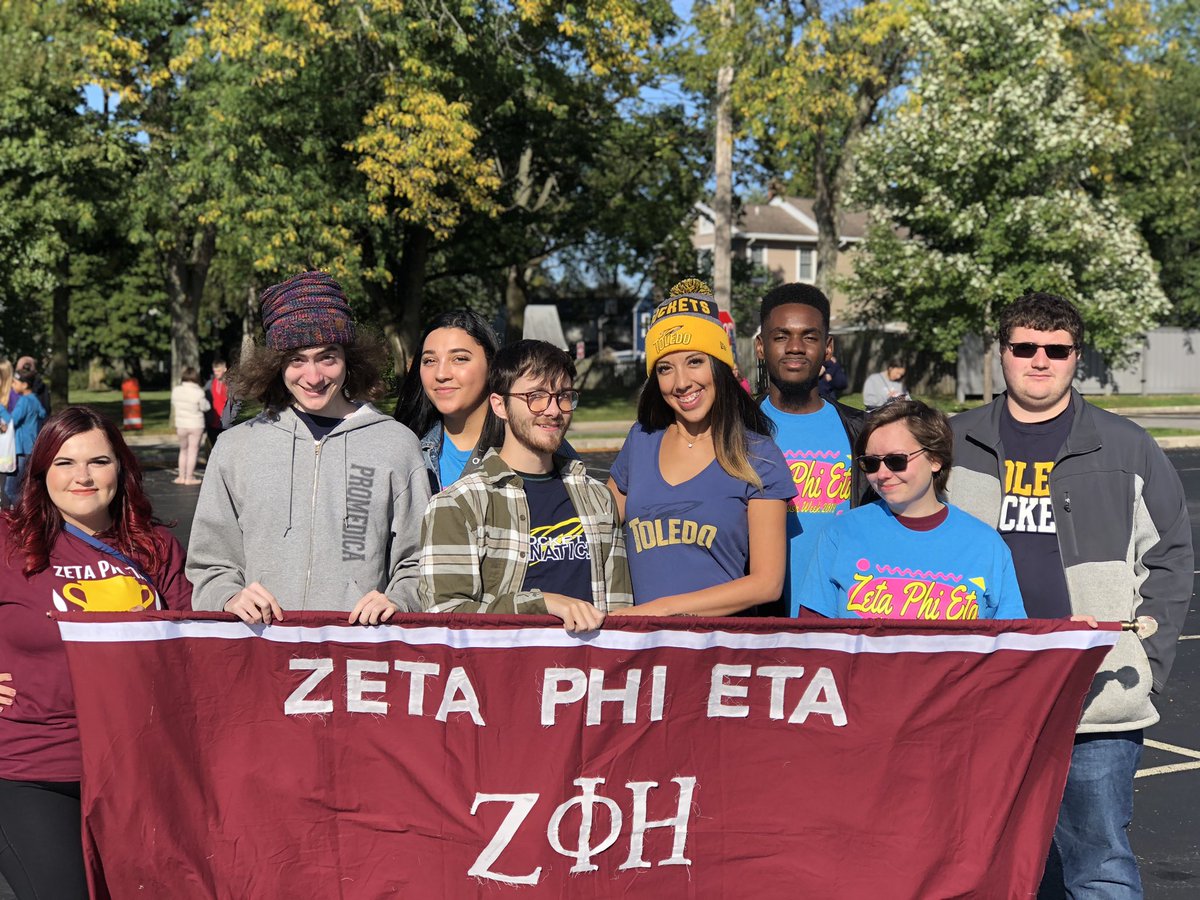 Zeta Phi Eta is at Homecoming!