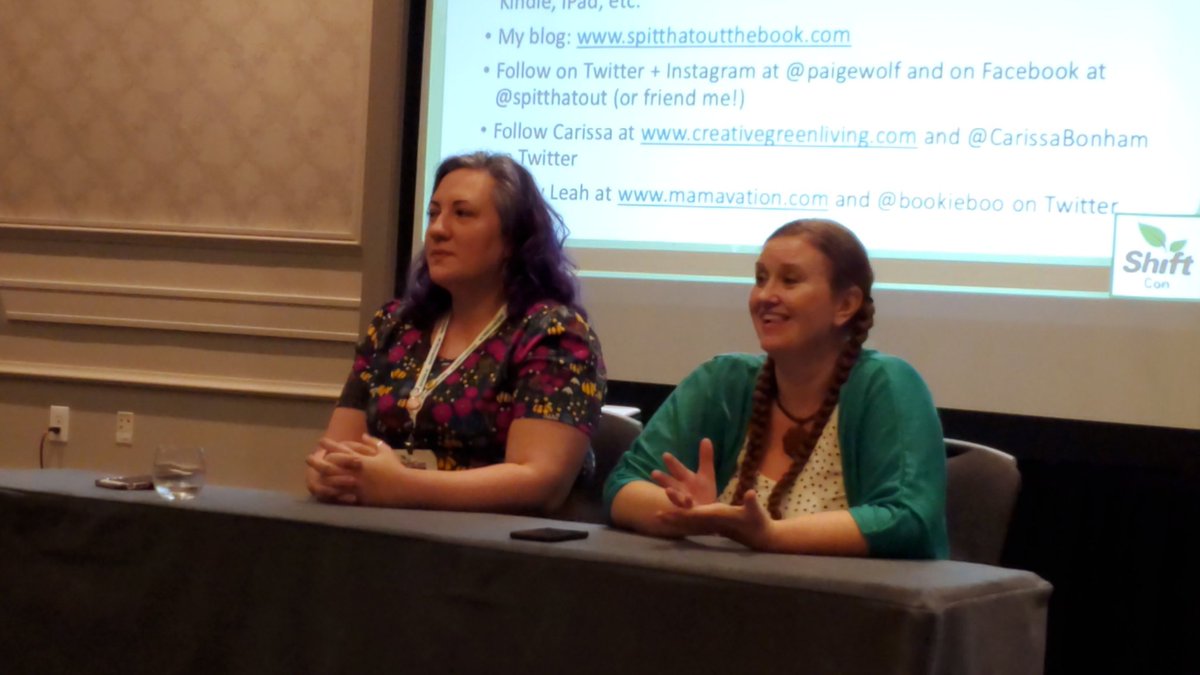 MiaVossOnTheGo's tweet image. Powerhouses @CarissaBonham and  @bookieboo giving great advice on dealing with online bullies .. #shiftcon. #controlYourspace @ShiftConMedia
