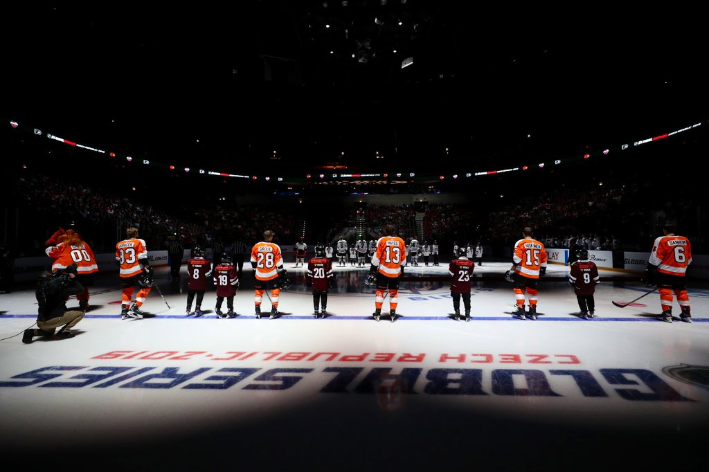 Thank you to the Czech Republic for being an outstanding host and to all our fans who showed their support at the 2019 #NHLGlobalSeries. 🇨🇿
