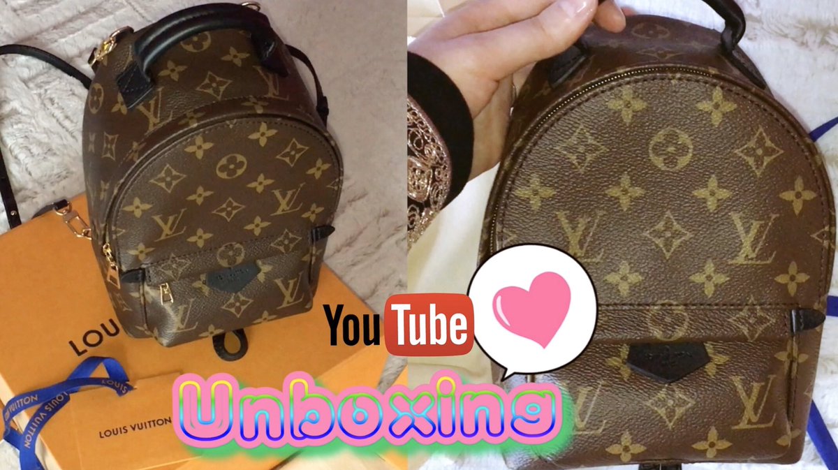 jadoremonamie's tweet photo. 🤩 UNBOXING: LOUIS VUITTON PALM SPRINGS MINI BACKPACK #LouisVuitton #LouisVuittonunboxing #LVpalmsprings #LVbackpack #LouisVuittonHaul #LouisVuittonpalmspringsbackpack #LVpalmspringsmini #LVSS20 #LVpalmspringsminibackpack #Vogue New video 🎥👉 https://t.co/SuCUuBdoQr https://t.co/OsNWZz59jQ
