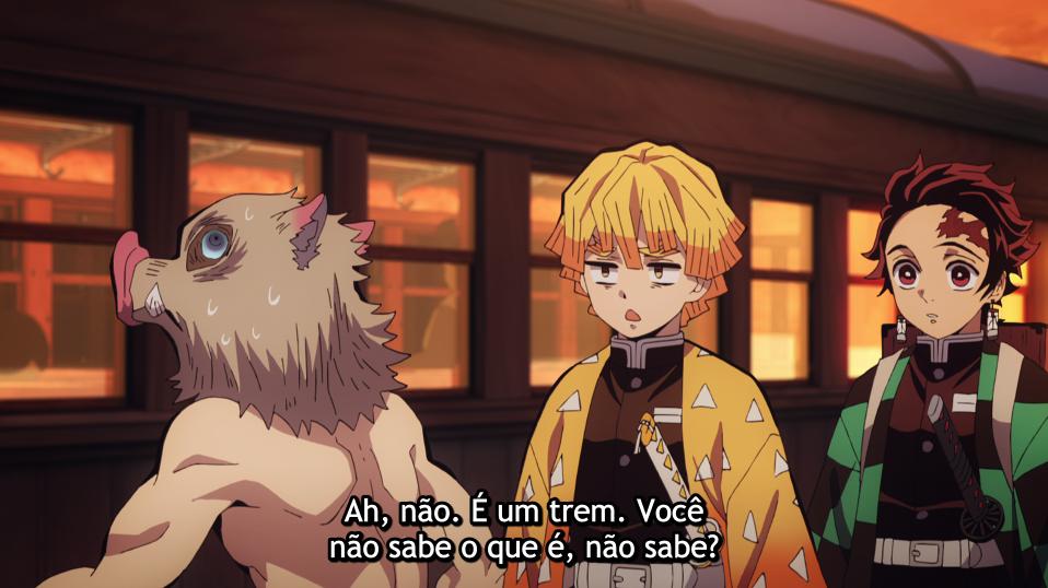 Crunchyroll.pt - E pensar que o Zenitsu é o mais normal dos três