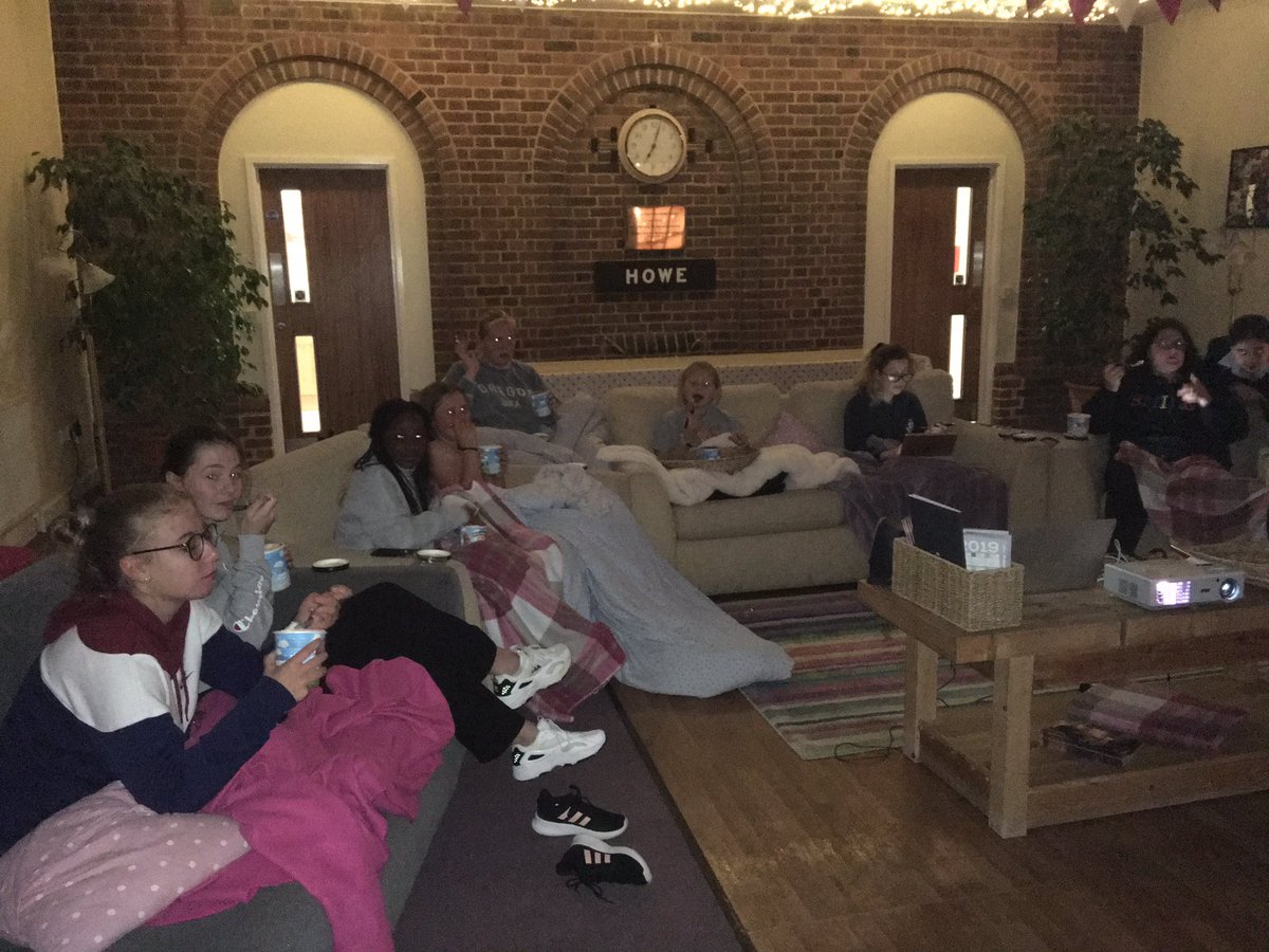 RHSHowe's tweet photo. ....not to be outdone. Sixth form: at the ball, other girls: watching Cinderella with @benandjerrys!! 🍦 #iloveboarding #perfectsaturdays! https://t.co/E5SI6epzAM