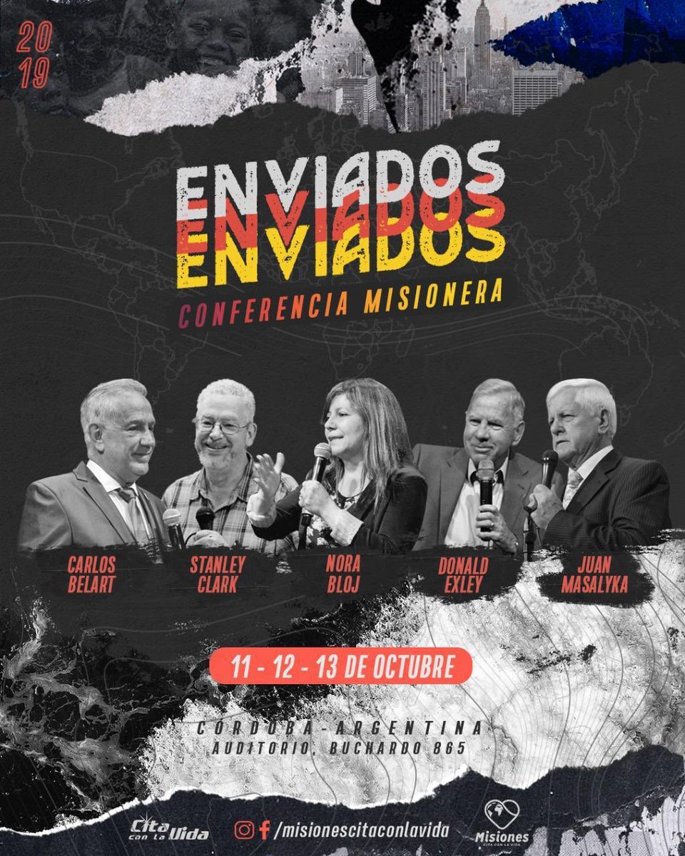 El próximo viernes, sábado y domingo te esperamos <a href="/CitaConLaVida/">Cita con la Vida</a> par nuestra conferencia #Enviados 🔥