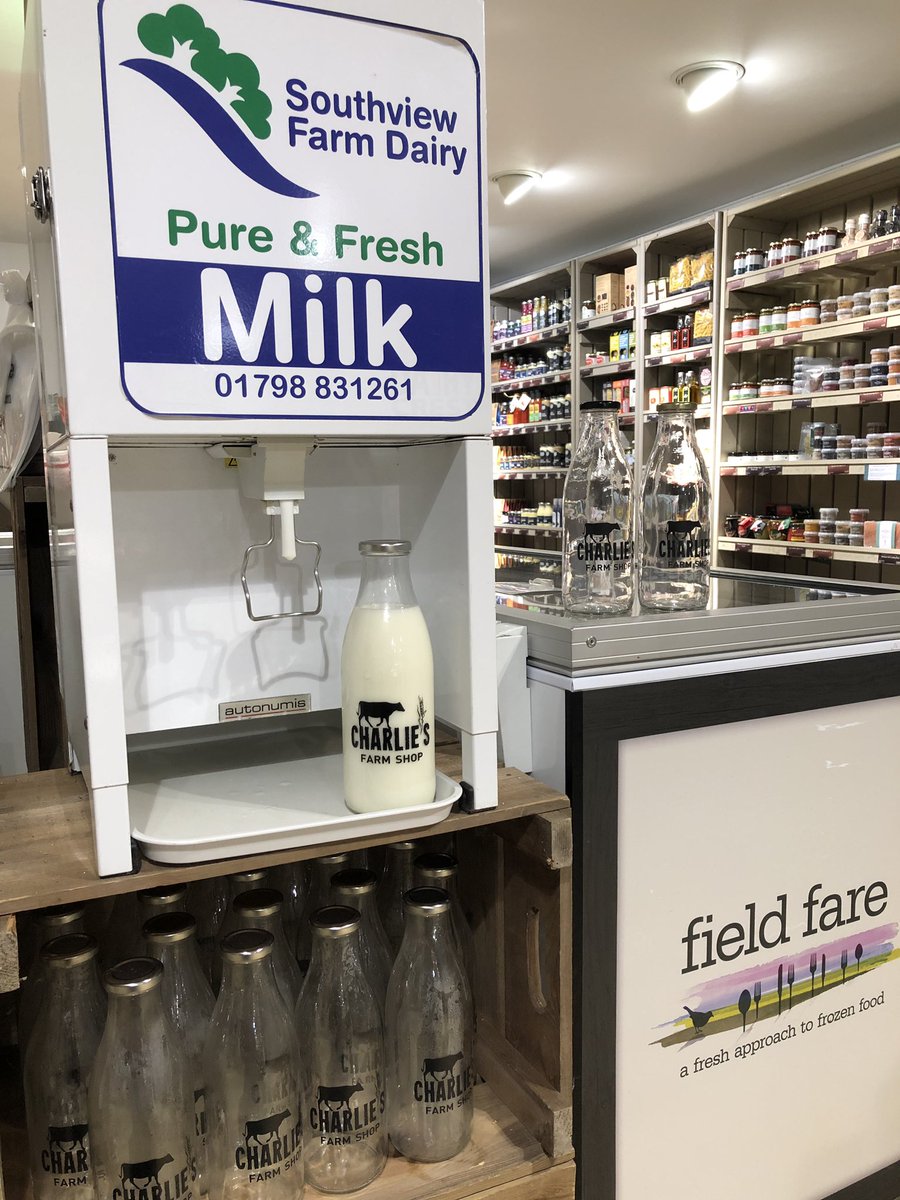 We are now offering a refillable glass bottle option when purchasing semi skimmed milk #zerowaste