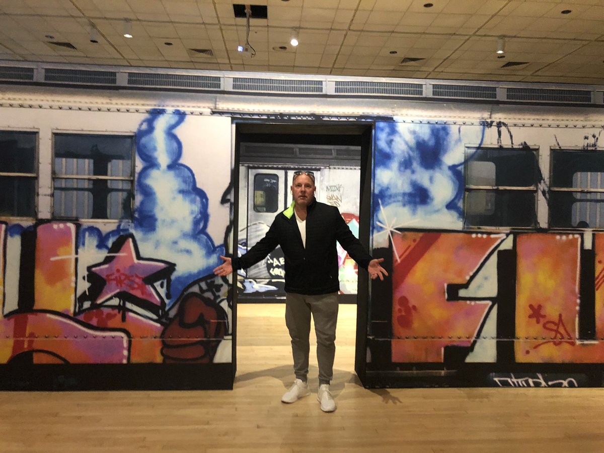 gangprevention's tweet photo. #currentsituation In da Boogie Down @BronxMuseum at #HenryChalfant Art vs. Transit 1977-1987 show. 🔥🔥 #reminisce #graflife #hiphop #graffiti #classic https://t.co/Uk0IFiTGW5