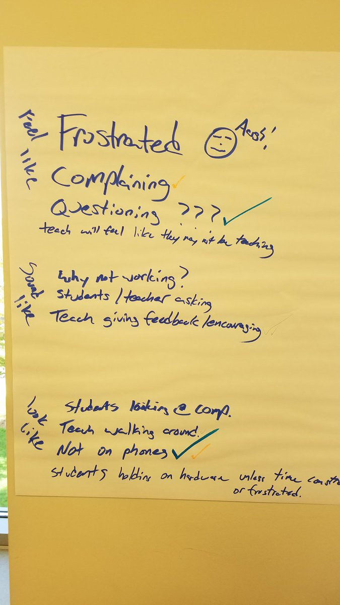 jpudaloff's tweet image. What does debugging "look like," "feel like," and "sound like" in a computer science classroom?
Great stuff today from great teachers. @TeachCode #APCSP #MICSTA #CSforAll #CSforMI #OneTroyPL