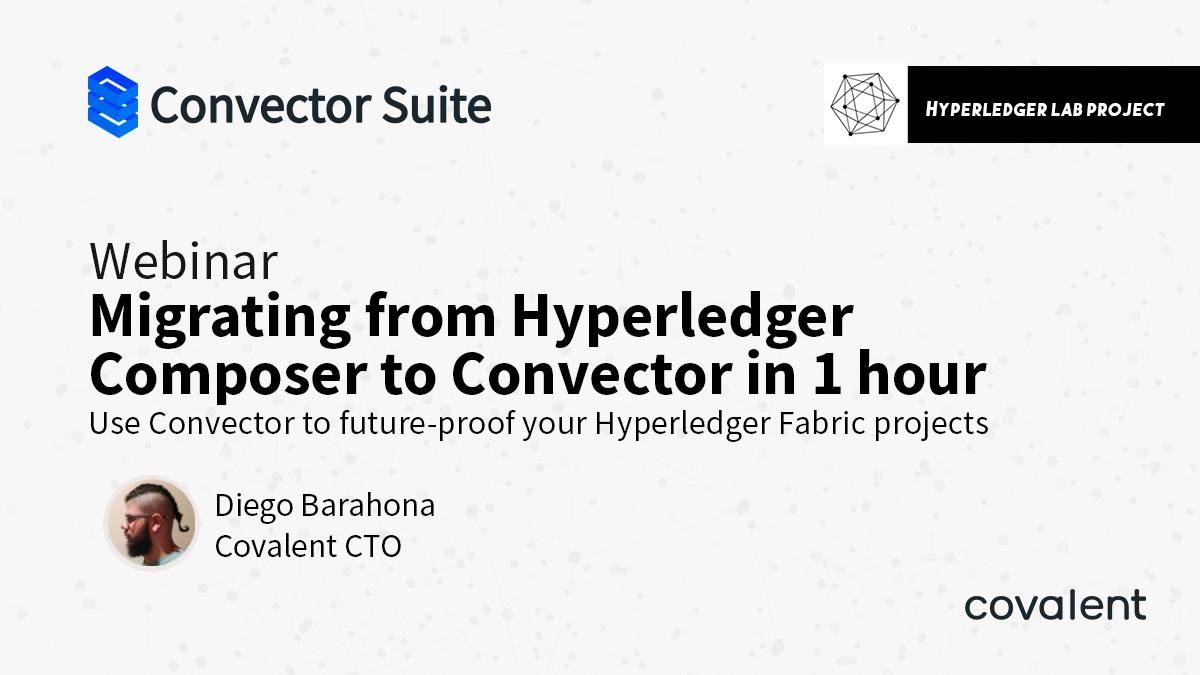ConvectorOrg's tweet image. Did you hear the news? Hyperledger Composer is now deprecated. Learn how to migrate your code from Composer to @ConvectorOrg the open-source alternative co-hosted in #Hyperledger Labs.
Join us this October 22nd 12:00 CST -> hubs.ly/H0l5pJx0
#dlt #blockchain #javascript