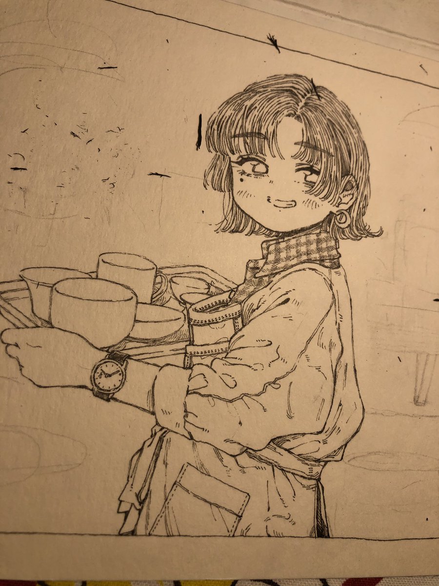 水橋パルスィ 「大学のレジュメに描いた落書きを作品にしていきます 」|きたむらしゅ〜のイラスト