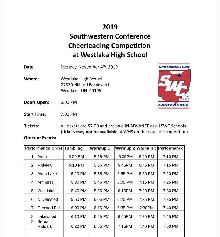 BMHSTitanStorm's tweet photo. ๐ฃ๐ฃ๐ฃ๐ฃ๐ฃ๐ฃ๐ฃ๐ฃ๐ฃ๐ฃ๐ฃ๐ฃ๐ฃ
Itโs that time of year.... the SWC CHEER COMPETITION IS LESS THAN A MONTH AWAY!! The girls get points for crowd interaction so they need a HUGE crowd!!! Mark your calendars for NOVEMBER 4th @ 7:00pm!!
#ORANGE #NOV4th #SWCCOMP #WENEEDYOU #2T0RM ๐ถ๐ท https://t.co/EOFtcwhgZh