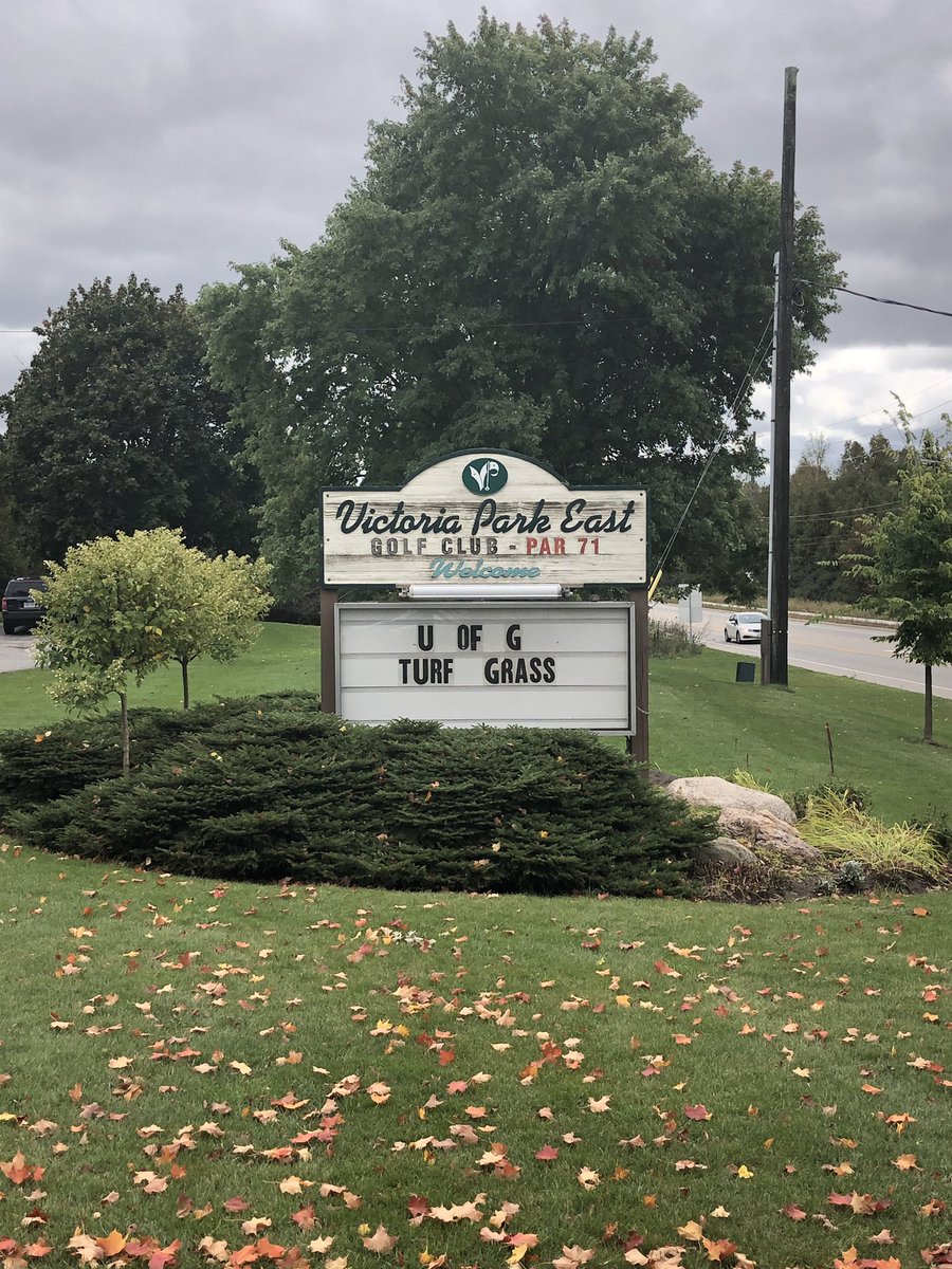 UoGTurfClub's tweet photo. Thank you to everyone who came out yesterday and made the golf tournament what it was, and thank you to @VicEastGolf for their continued support of our program! The course was in beautiful shape as always and the hospitality was top notch. https://t.co/DDKrlqcsEX