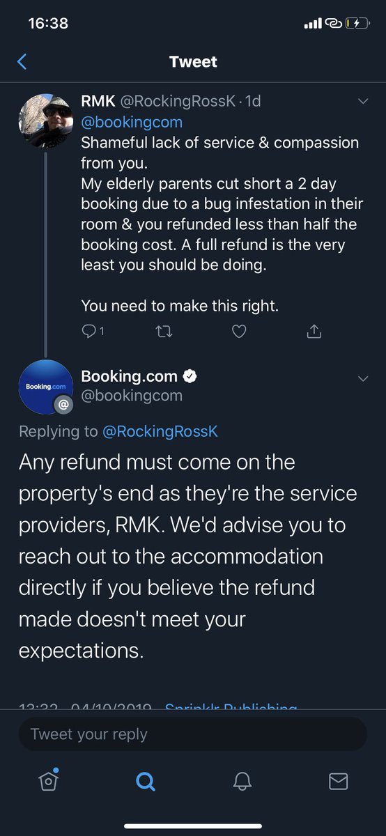 BookingCon's tweet photo. #CustomerService #customersatisfication #CustomerExperience @bookingcom @TravelMagazine @travelnewsdaily #ShameOnYou #hotels #Travel #booking.con https://t.co/WJNjRb4fqy