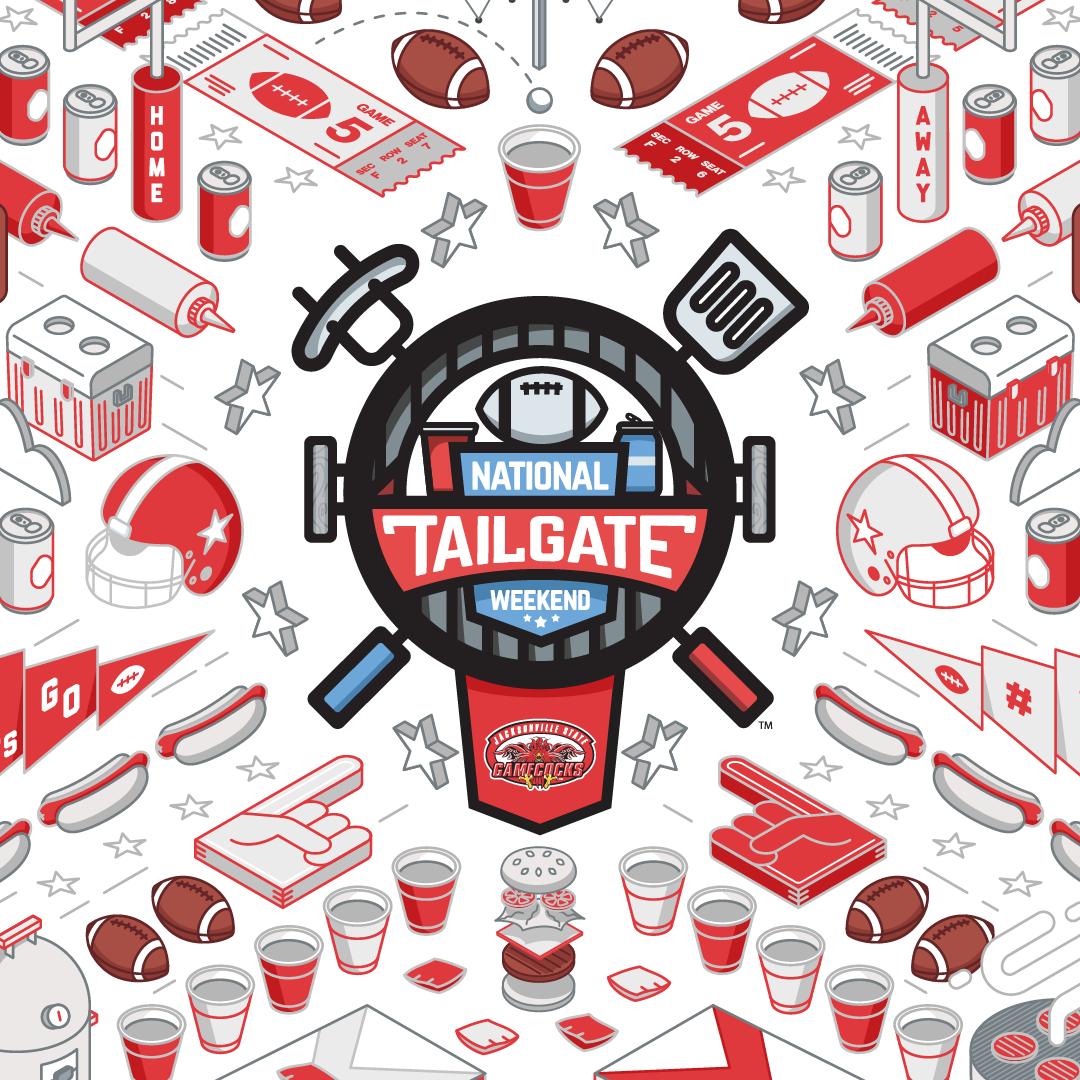 JSUNews's tweet photo. Gamecocks, it's #NationalTailgateWeekend! Post your best tailgating picture today with the #'s #NationalTailgateWeekend and #Sweepstakes for a chance to win a tent, table, chairs, and a Yeti cooler! For official rules β‘οΈ https://t.co/kElNNvnAic https://t.co/d6i7UY2tP1
