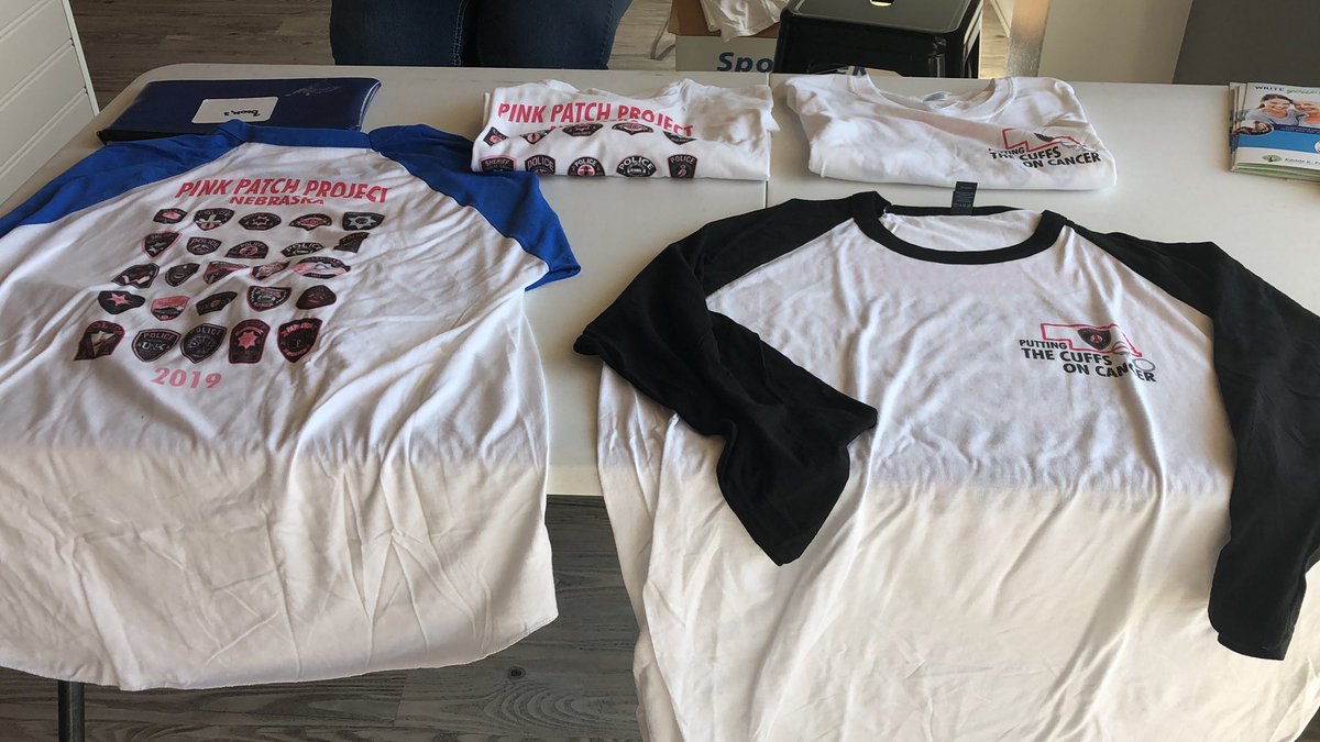 Selling the Swag today!  Come get your #NEPinkPatchProject swag today. Find us at Nutrition402!  12330 K Plz Suite 105!  Special Edition shirts not available on the website yet!