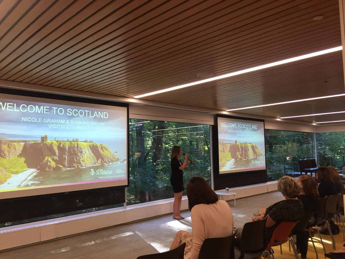 Edinburgh_lass's tweet photo. It was a pleasure to present to the @tauck team recently on why their clients should pick #Scotland as their next vacation destination! #visitscotland #scotlandisnow https://t.co/L9Yhdw0M4E