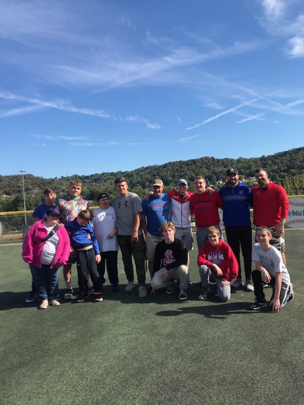 We had a great morning today helping out at the Miracle Leauge Baseball game!