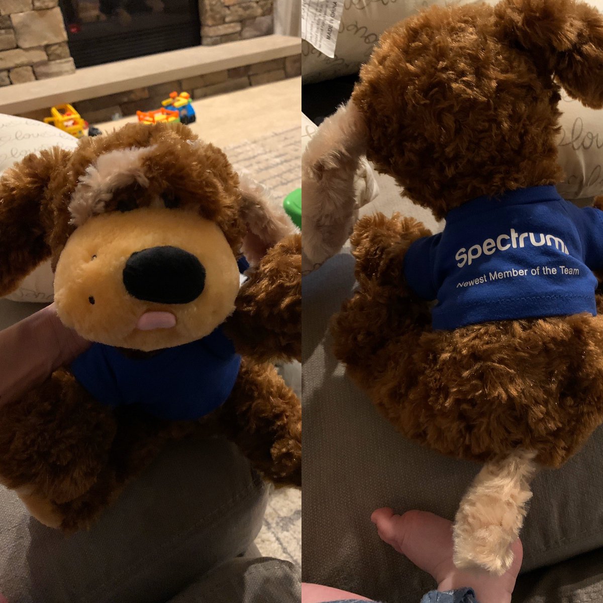jen_degraff's tweet photo. What a cute gift from @GetSpectrum company I love working for! #allpartofthefamily #newbaby #spectrumreach https://t.co/CrDra14agF
