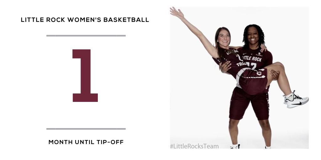 LittleRockWBB's tweet photo. 1️⃣ month.

#LittleRocksTeam https://t.co/jgJyQLkDw9