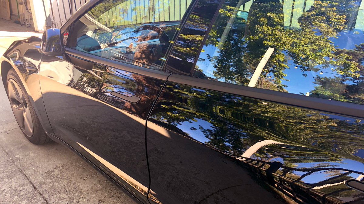 28delayslater's tweet image. #TeslaPaintIssues