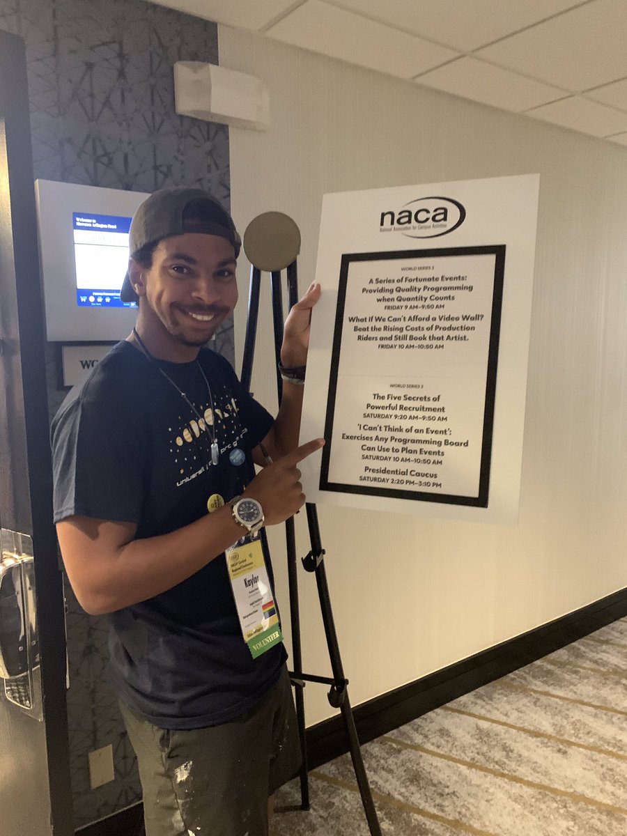AngeloStateUCPC's tweet photo. Day 3 is underway! Bring on the showcases @thenacacen! #NACAcen https://t.co/zBWw5l0nul