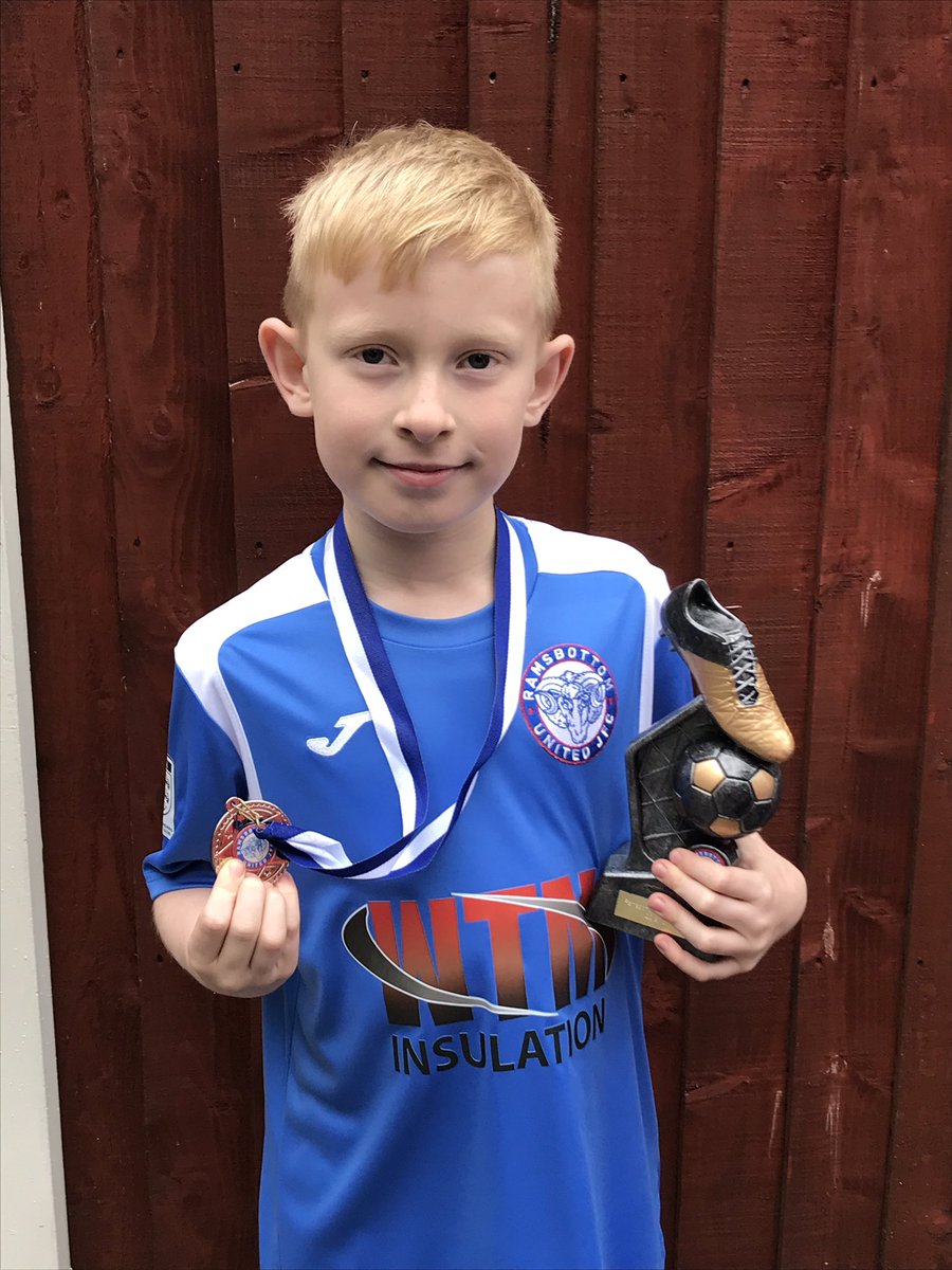 Great day at #rammyutd for Rammy thunder under 9’s presentation event proudly sponsored by WTM Insulation LTD. Well done lads ⚽️🥅