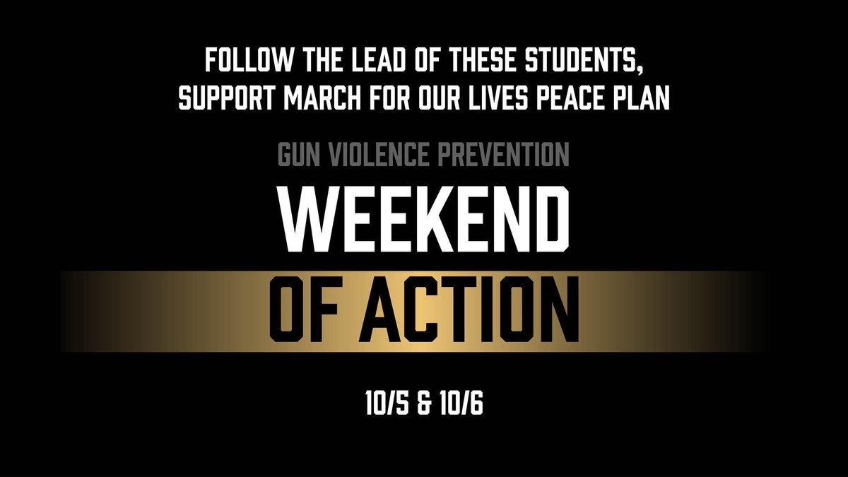 BetoORourke's tweet photo. On our gun violence prevention Weekend of Action, follow the lead of the students marching for our lives—and add your name to support the @AMarch4OurLives Peace Plan: https://t.co/eF2hrcKlTR https://t.co/uZgd8BjwRd