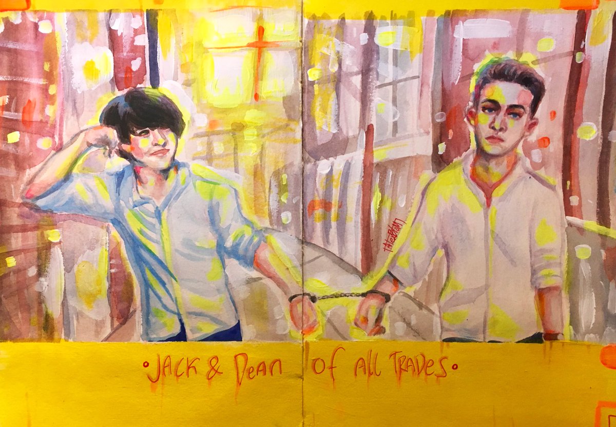...I couldn’t post this on insta since
I mean the ratio of the last one is completely off, no shit
.
But here’s a painting of @JackHoward and @DeanDobbs 
.
.
(Ignore these, soz)
#art #painting #colourfulart #jackanddeanofalltrades #colourfulartwork #jackanddean #fanart #guoache