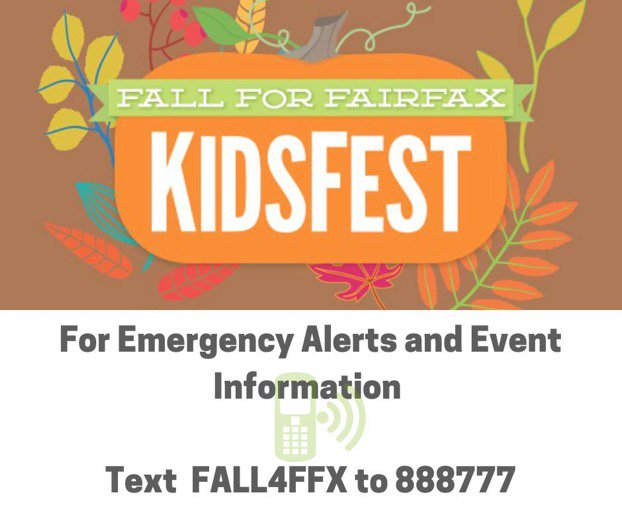 ReadyFairfax's tweet image. Come see us at Fall For Kids Fest today and tomorrow! Find us at the County Corner by the train 🚂. 🚑🚒🚔W/ @fairfaxparks @fcpsnews @ffxfirerescue @fairfaxsheriff @ffxconnector @FairfaxCountyPD @fairfaxcounty @FairfaxCERT #ReadyFairfax #PAW2019